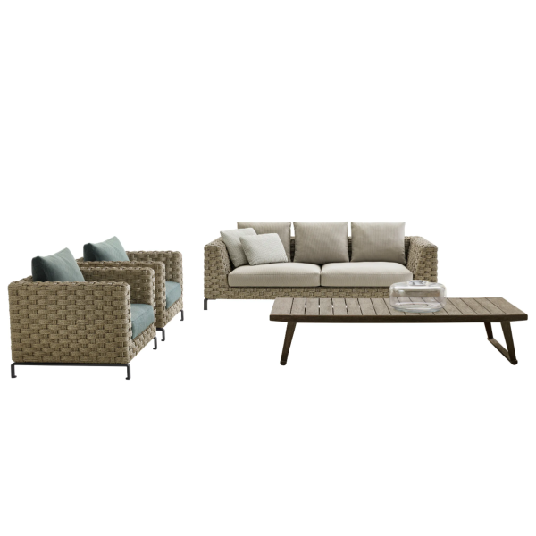 B&B Ray Outdoor Natural Sofa