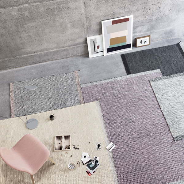 ply rug black/white
