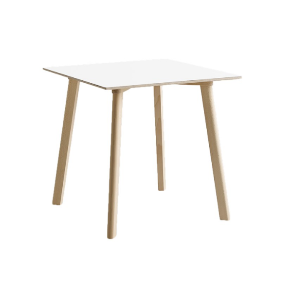 CPH Deux 210 Table, 75 x 75 beech