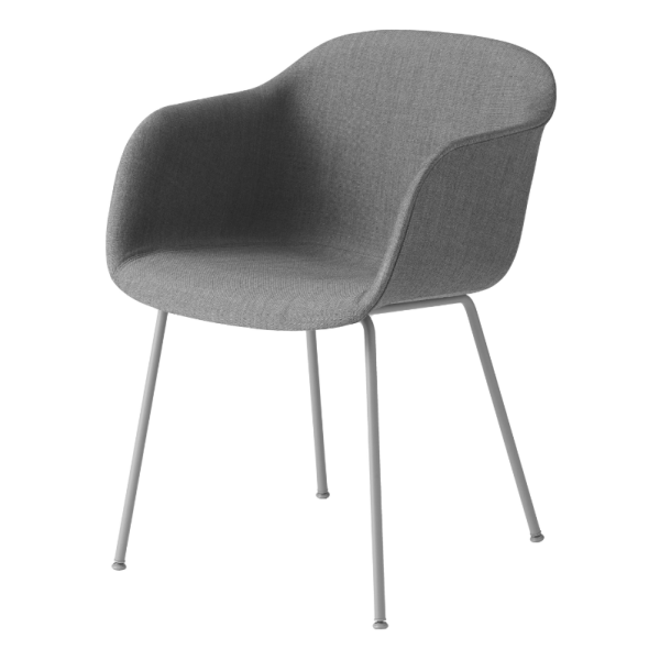 Fiber armchair uppholstered