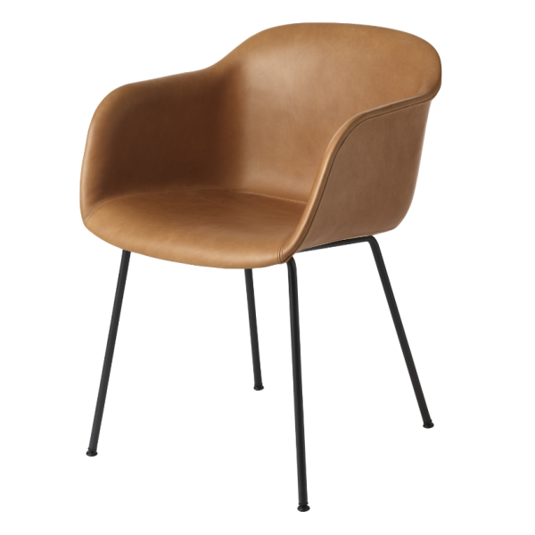 Fiber armchair uppholstered