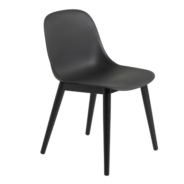 Muuto Fiber Side Chair wood legs