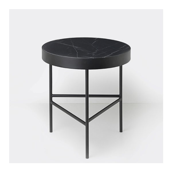 Marble Table M, black