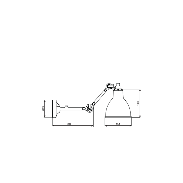 Lampe Gras N° 204
