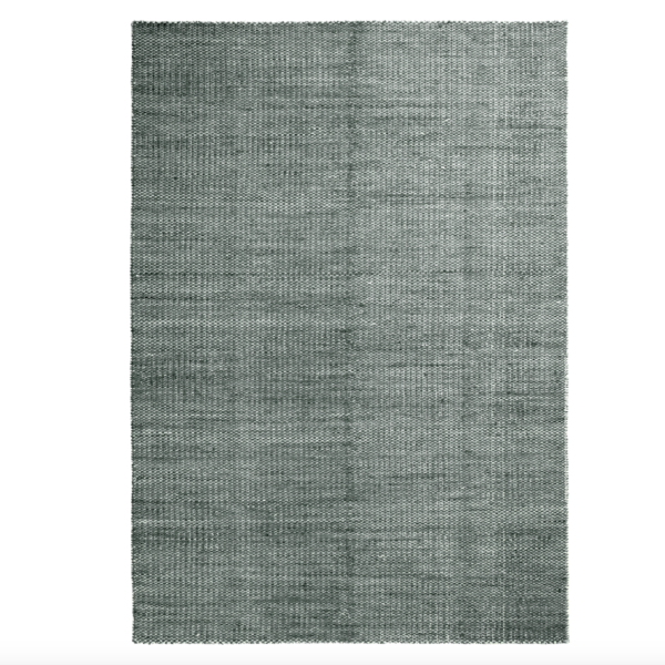 hay_Moiré Kelim rug_dark green