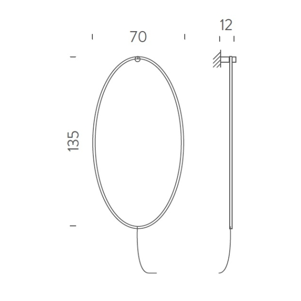 nemo_ellisse wall lamp