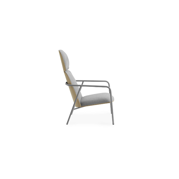 normann copenhagen -pad-loungechair -high_grey-synergy15_oak