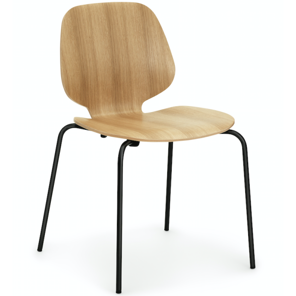 normann copenhagen_my chair_black steel_oak