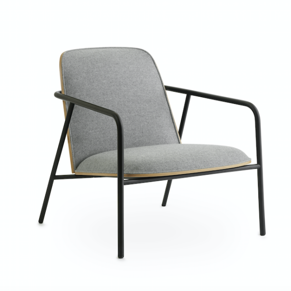 normann copenhagen_Pad LoungeChair_Low_oak_black_synergy LDS15