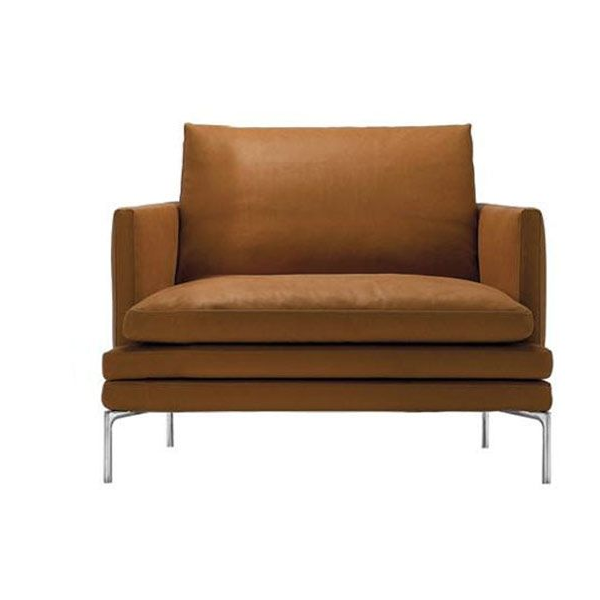 zanotta_William armchair_Naturale Extra 0414_polished aluminium
