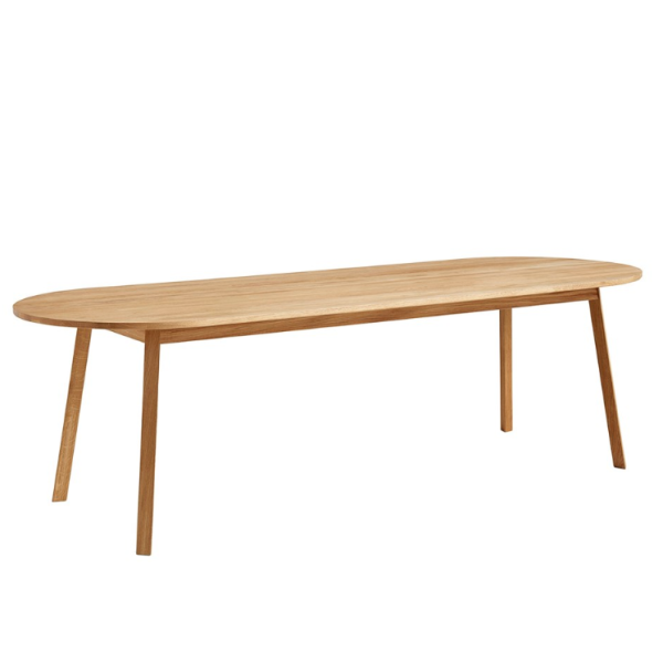 hay_Triangle Leg Table_clear lac oak