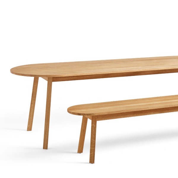 hay_Triangle Leg Table_oiled oak