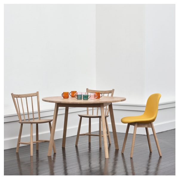 hay_Triangle Leg Table_clear lac oak