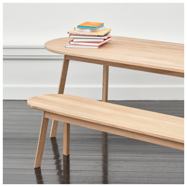 hay_Triangle Leg Bench_oiled oak