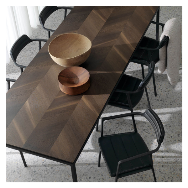 Vipp 971 table_M_Dark oak