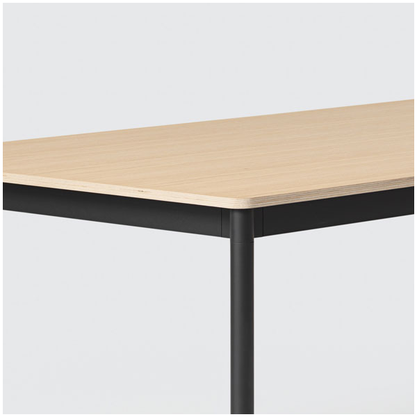 base table oak/black