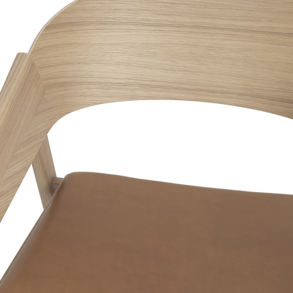 muuto_Cover Lounge chair_leather upholstery