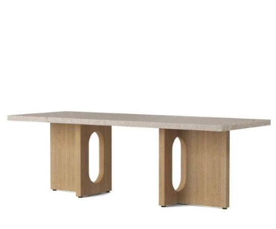 Androgyne Lounge Table, tammi / Kunis Breccia, 2 väriä