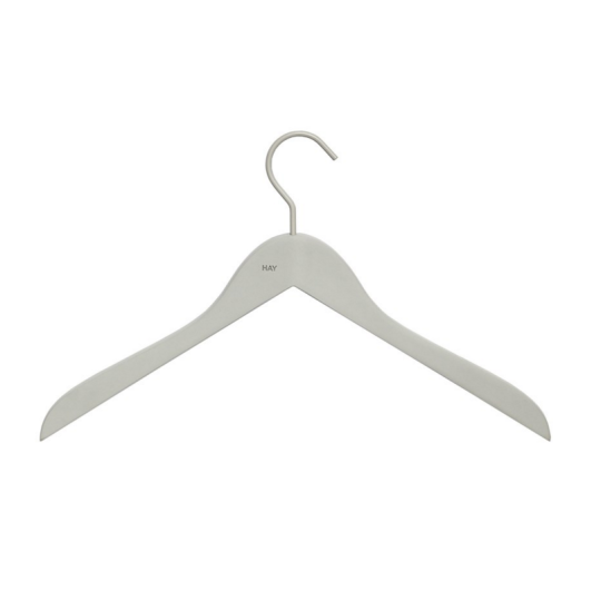 Slim Coat Hanger, harmaa, 4 kpl