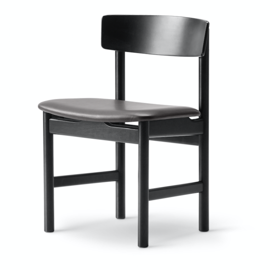 fredericia_Mogensen 3236 Chair_black_premium leather black