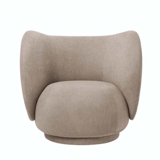 ferm living_Rico Lounge Chair - Bouclé