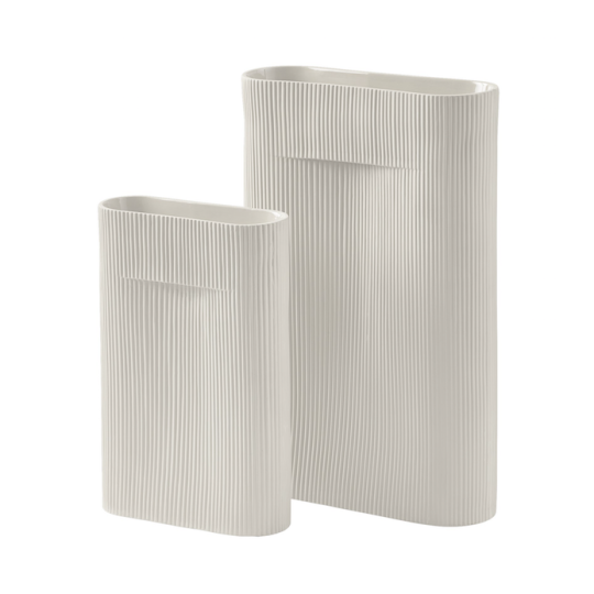 muuto_Ridge Vase_Off White