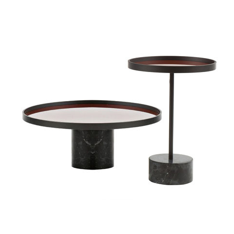 cassina_9 Table_marquina_rust glass