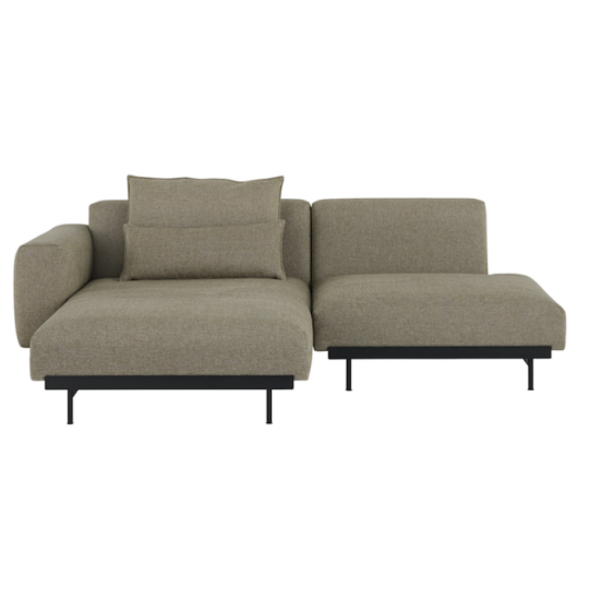 In Situ 2-seater Sofa, versiot 6 ja 7, kangas Clay