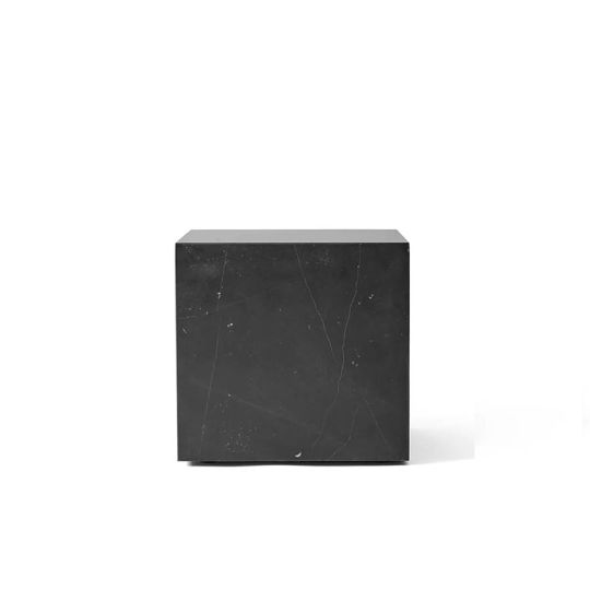 Plinth Table Cubic, Black Marquina