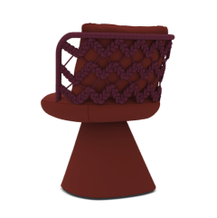 Flair O’ Couture tuoli, Swivel, verhoilu Lavinia