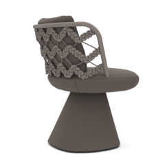 Flair O'Couture tuoli, Swivel, verhoilu Leandro