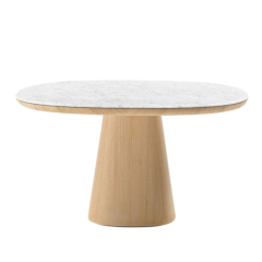 Allure O' pöytä, tammi/ Carrara, 4 kokoa