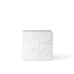 Plinth Table Cubic, Carrara