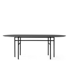 Snaregade Oval Table, musta tammi