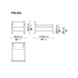 B&B Pablo Lounge Armchair