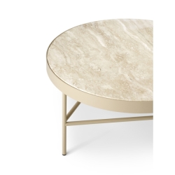 Travertine Table Large, cashmere