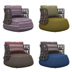 B&B Fat-Sofa Outdoor Armchair Low