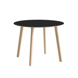 CPH Deux 220 Table, ø 98 beech
