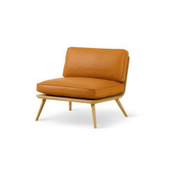 Spine Lounge Chair, nahka