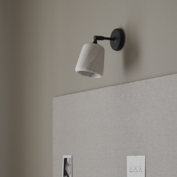 Material Wall Lamp kiinteällä seinäasennuksella