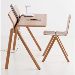 CPH 190 työpöytä, mattalakattu tammi