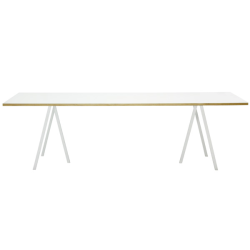 Loop Stand Table, valkoinen, 4 kokoa