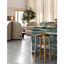 Passage Counter Stool oak, 3 leg support