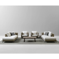 B&B Ray Outdoor Chaise Longue