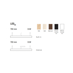 tunto_led60 pendant_70cm