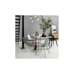 fiber side chair wood uppholstered