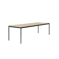 base table oak/black