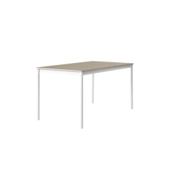 base table oak/white
