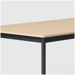 base table oak/black