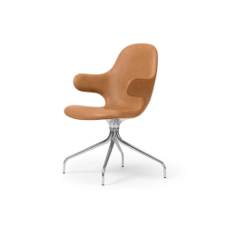 Catch Chair, swivel base leather